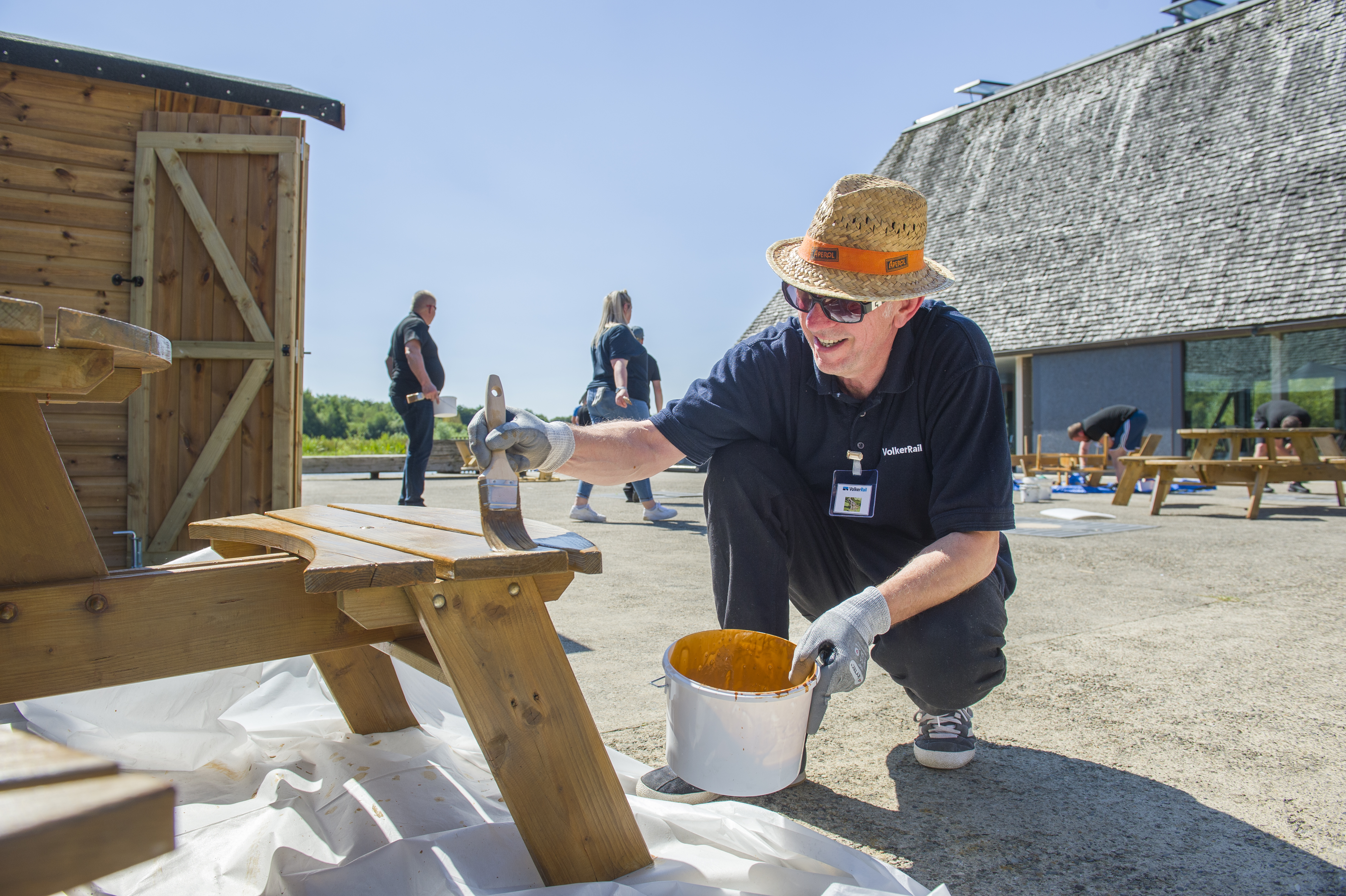 Brockholes Nature Reserve volunteering activity 